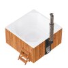 Badefass mit Außenofen für den Außenbereich Hottub Elite Quattro 200