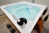Badefass mit Außenofen für den Außenbereich Hottub Elite Quattro 200