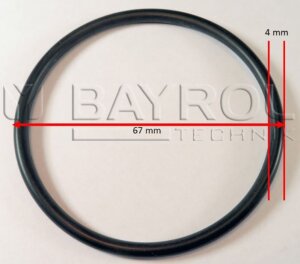 2x O-RING FPM 67 x 4 MM für Bayrol Smart & Easy...