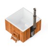 Badefass mit Ofenheizung für den Außenbereich Hottub Elite Quattro 180