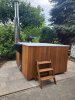Badefass mit Ofenheizung für den Außenbereich Hottub Elite Quattro 180