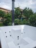 Badefass mit Ofenheizung für den Außenbereich Hottub Elite Quattro 180