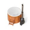 Badefass mit externer Ofenheizung für den Außenbereich Hottub Comfort 195