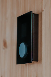 Montagerahmen für das Sauna-Bedienfeld UKU GLAS