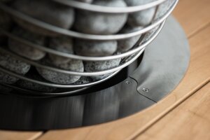 Einbauflansch für elektrischen Saunaofen Drop