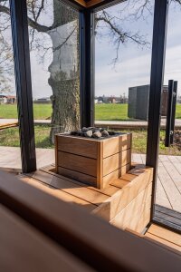 Elektrischer Saunaofen CORE ST 9 kW frei wählbare Seitenverkleidung