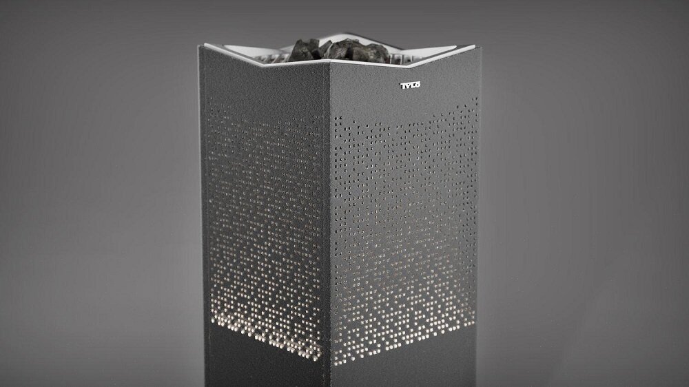 Tylö Crown Elite 6 - 10 kW Saunaofen mit Saunasteuerung Elite Cloud grau 8 kW