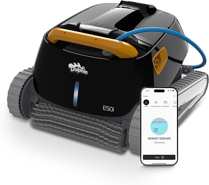 Maytronics Dolphin E50i Poolroboter mit WLAN & App – bis 15 m