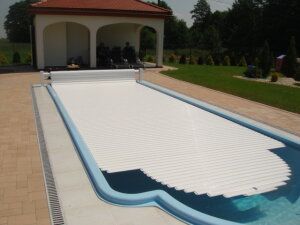 Schwimmbad Rollladen 6,0 x 3,0 m Oberflur Classic Line Standard