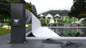 Schwimmbad Rollladen 9,0 x 4,5 m Oberflur Classic Line...