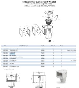 Zodiac WK 3000 Blendrahmen