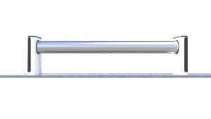 Liderpool Harmony Steel Poolabdeckung Aufrollvorrichtung bis 12 x 6 m Weiss-Anthrazit