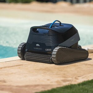Maytronics Dolphin S3000 Poolroboter mit App & Caddy – für Pools bis 15 m