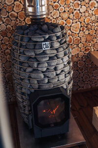 Holzbeheizter Saunaofen HUUM HIVE Flow (9,8 kW)