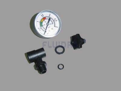 Astral Manometer für DIN Einbautreppe Edelstahl V4A nach DIN EN (HAN 4404180404)