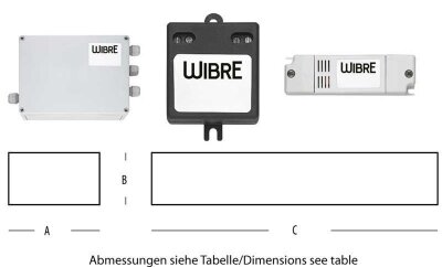 Wibre Konstantstromnetzteile 350mA 700mA f&uuml;r POW LED Module Netzteil f&uuml;r max. 6 POW-LED 3W Modul, 1400mA IP65