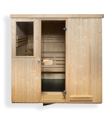 Saunatop Sauna Eifel Classic 4 Elementsauna 4-Eck 201x201x198 cm