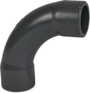 PVC Bogen 90&deg; Premium Spritzguss Klebemuffe &Oslash;...