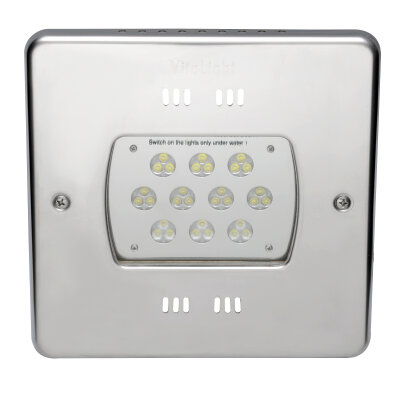 LED-Unterwasserscheinwerfer VitaLight&reg; 28/4 POWER LED 3.0, 270x270mm, Rotguss, 6.000K