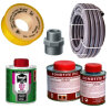PVC Bodenablauf Anschlussset &Oslash; 63 mm an 2" IG (lang 25m)
