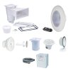 Astral Einbauteile-Set Folienbecken bis 10 &times; 5 m &ndash; Breitmaulskimmer, Aquasphere