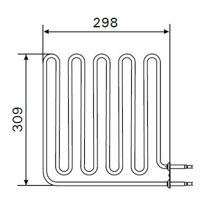 Harvia Heizstab 2670W ZSB-228 f. Vega BC80