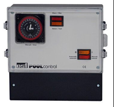 OSF Filtersteuerung PC 230  Analoge Schwimmbad-Steuerung für eine Wechselstrom-Filterpumpe 230 V / 50 Hz