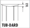 TUB-DARD Hartschaum-Deckenelement ASIA für TUB-RD