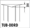 TUB-DDRD Hartschaum-Deckenelement DROP für TUB-RD