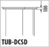 TUB-DCSD R Hartschaum-Deckenelement CLASSIC für TUB-SD rechtsdrehend