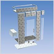 TUB-L TUB-LONG: Duschbausatz