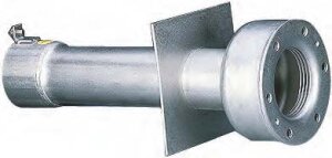 Astral Wanddurchf&uuml;hrung Edelstahl V2A f&uuml;r Folienbecken 340 mm lang