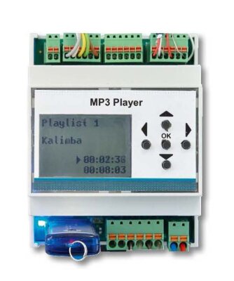WDT Soundmodul für Attraktionsdusche mit MP3 Player im Gehäuse