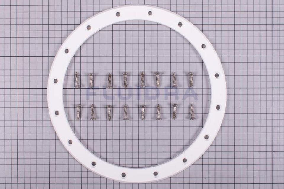 Fluidra Scheinwerfer Flanschring für Scheinwerfer Astral groß mit Schrauben V4A