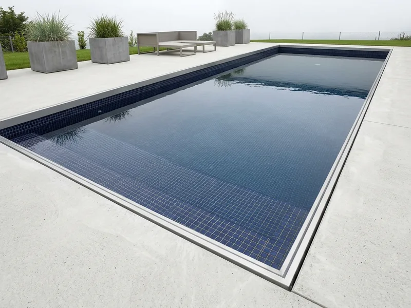 Gefliestes Pool mit Mosaik