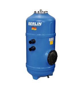 Filterbehälter BERLIN d 500 x H 1480 mm, Ventil 1 1/2" Beckeninhalt 50 m³
