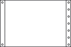 Typ Standard An den beiden Stirnseiten Randverstärkung aus Polyäthylen. Ösen auf einer Stirnseite ca. alle 50 cm, auf der anderen Gegenseite jeweils eine Öse in der Ecke.