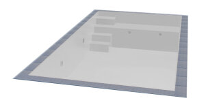 Treppe Variofit 58 links inkl. Sitzbank