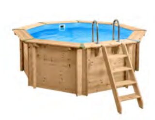 Achteck 3,55 m - Tiefe 1,16m