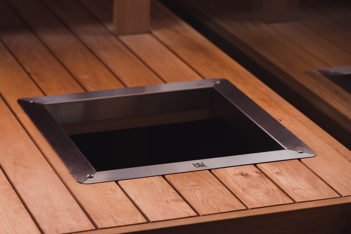 HUUM STEEL/CLIFF – Einbauflansch für saubere Schnittkanten