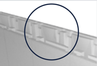 Ocean Brick Schalstein – ausgeformte Innenkontur