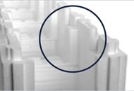 Ocean Brick Schalstein – extra breite und hohe Verbindungsstege