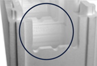 Ocean Brick Schalstein – 82 mm verstärkter Innensteg