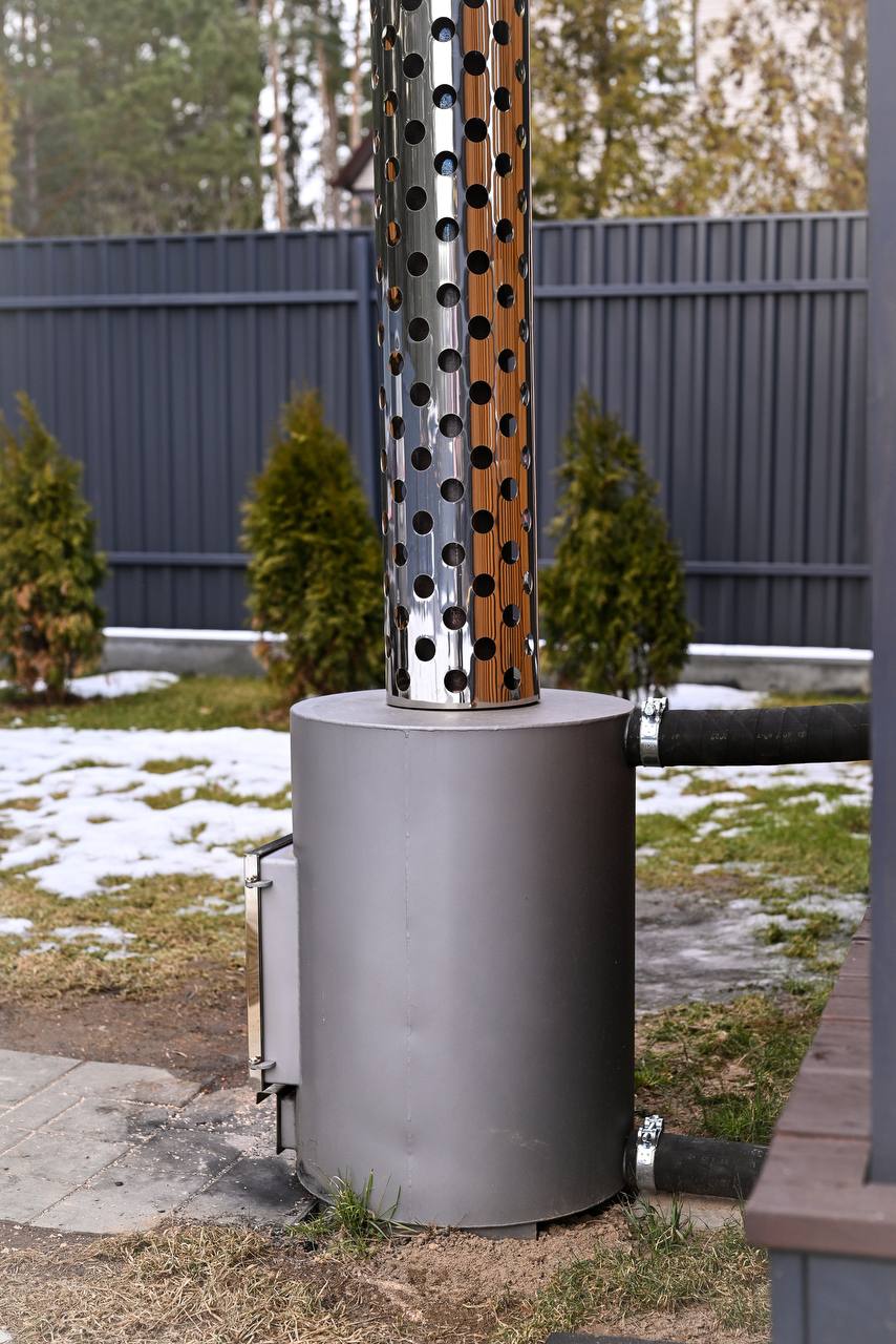 Schornsteinschutz für Comfort 160 Holzofen