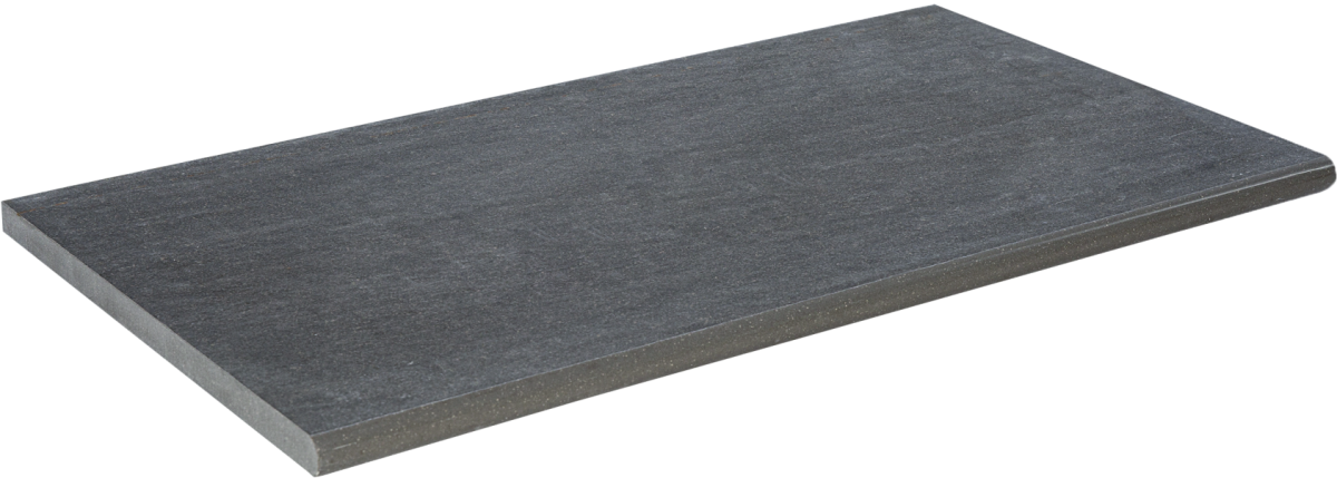 Maranello Beckenrandsteine Komplettset Dusty Black für Poolumrandung