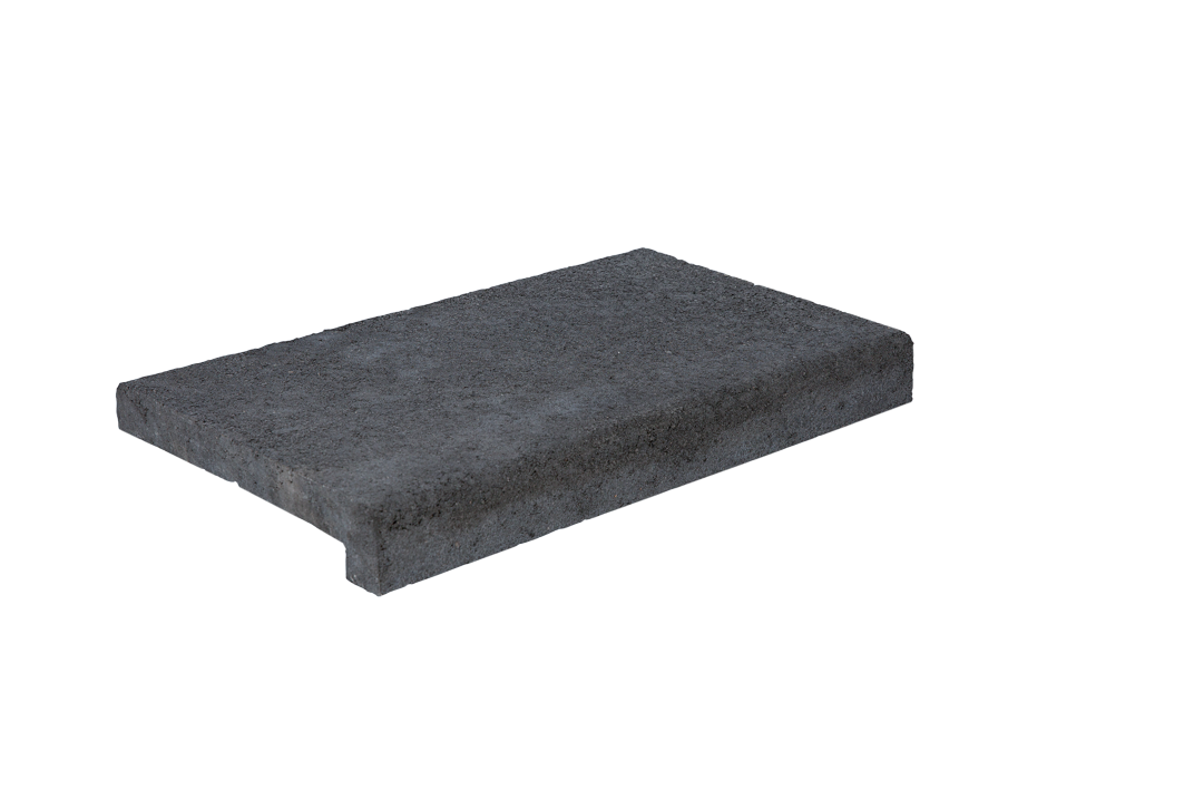 Rustica Athen Antracit Black Beckenrandstein gerade