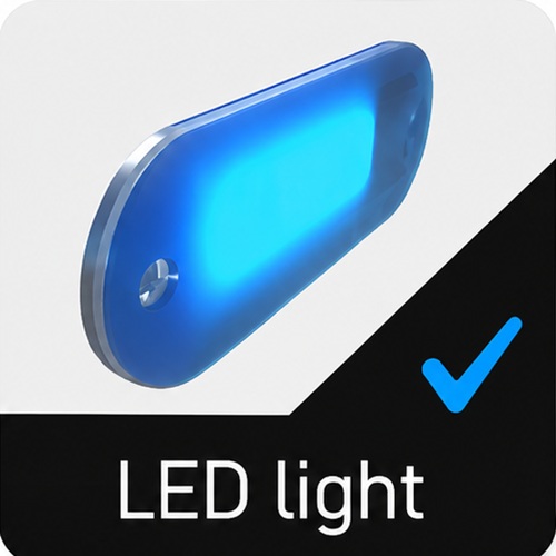 LED-Modul der Liderpool Harmony Steel Oberflur-Aufrollvorrichtung