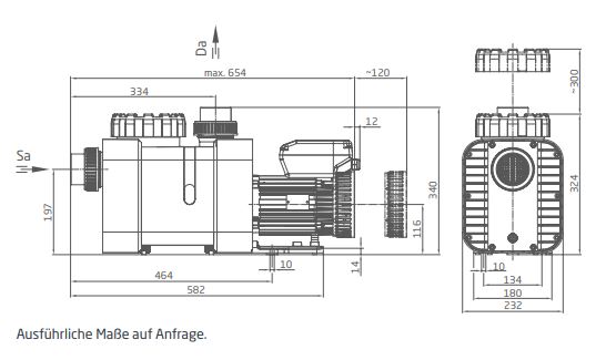 Maßzeichnung BADU EV Delta
