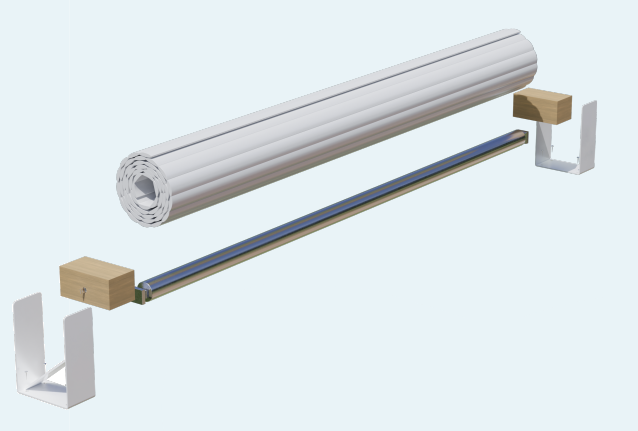 Explosionszeichnung Top One Rollladen
